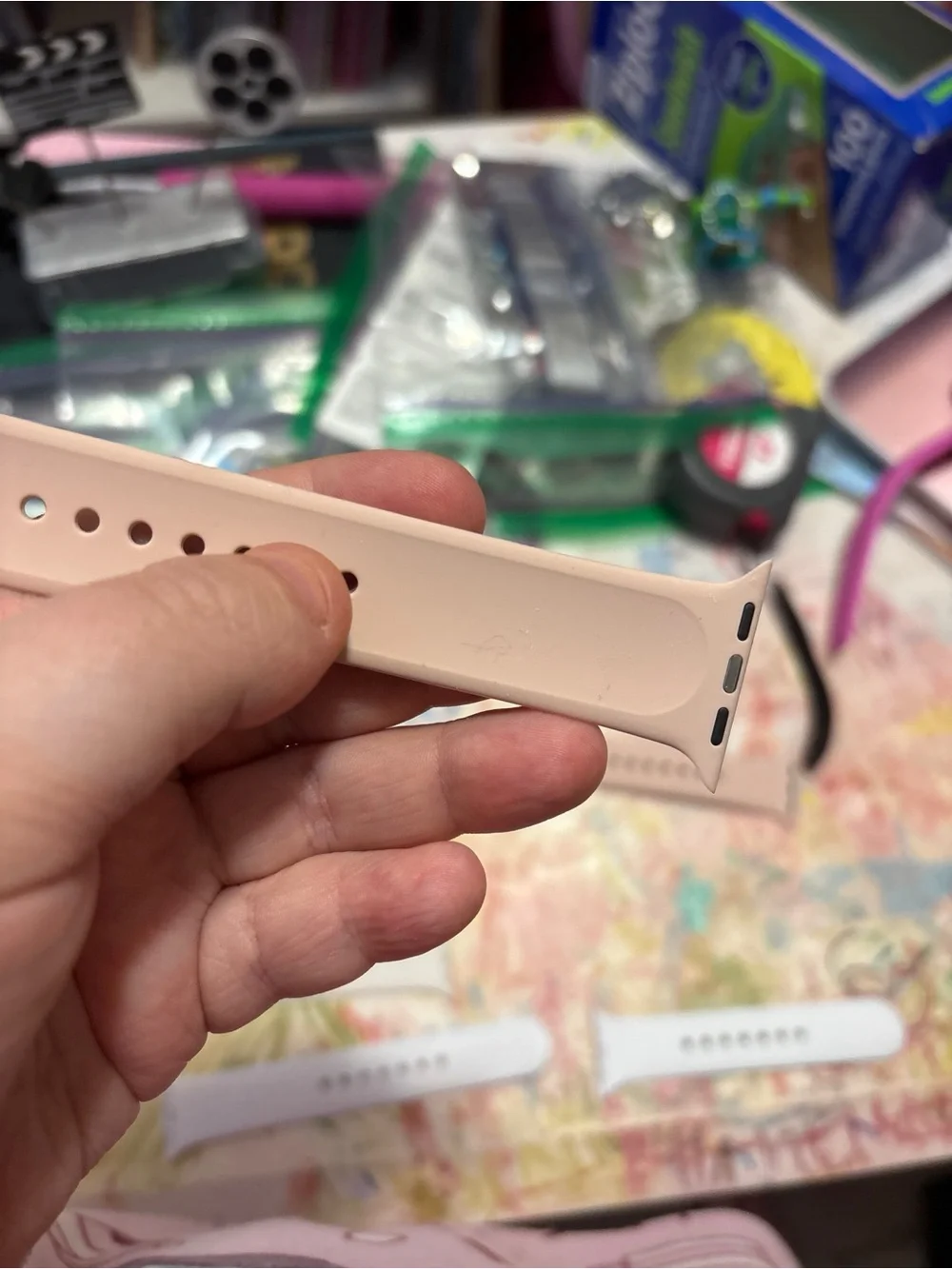 Blush Pink Silicone Apple Watch Band - 3 Piece Set